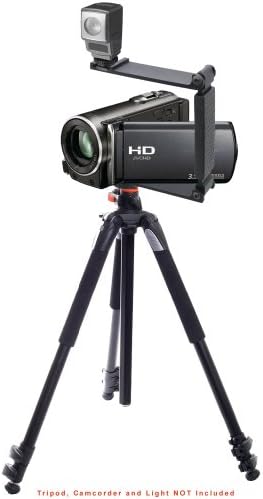 Canon VIXIA HF S30 için Alüminyum Mini Katlanır Braket (Mikrofon veya Işık Barındırır)