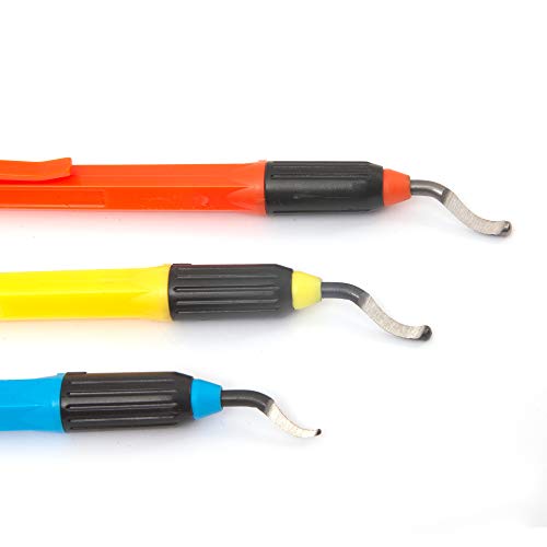 AFA Takım Çapak Alma Aracı Kiti 3 Adet Kalem Tasarım Seti Pro Serisi Yüksek Hızlı Çelik Döner Çapak Alma Bıçakları