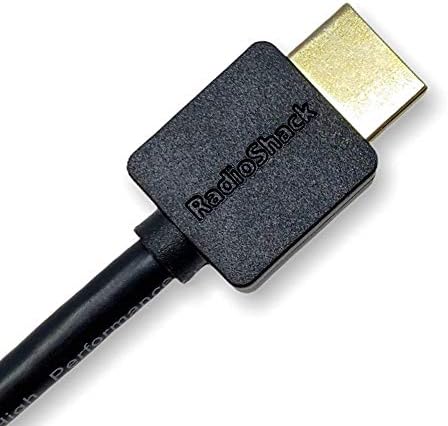 Ethernetli RadioShack 3 Ayak Yüksek Hızlı HDMI Kablosu-4K Ultra HD, 3D, Ses Dönüş Kontrolü (ARC), HDMI Ethernet'i Destekler