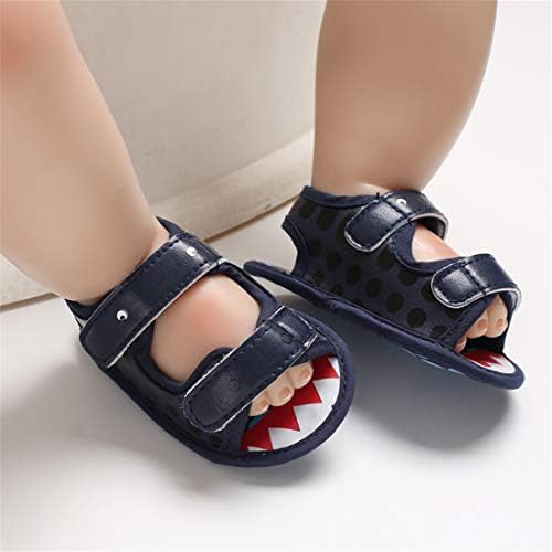 ENERCAKE Bebek Erkek Kız Sandalet Kaymaz Yumuşak Taban Bebek Yaz Açık Ayakkabı Toddler Yenidoğan Ilk Yürüyüşe Beşik Ayakkabı