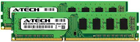 A-Tech 16 GB (2x8 GB) RAM için Intel Anakart DZ77GA-70K / DDR3 1600 MHz DIMM PC3-12800 240-Pin Olmayan ECC UDIMM Bellek Yükseltme
