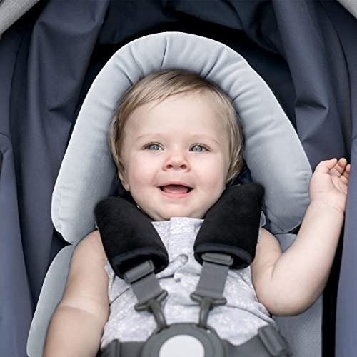 COOLBEBE Yükseltilmiş 3-in-1 Bebek Baş Boyun Vücut destek yastığı için Yenidoğan Bebek Yürüyor - Ekstra Yumuşak Araba Koltuğu