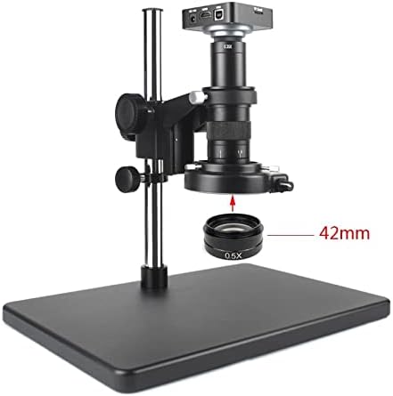 XMSH Mikroskop Aksesuarları Kiti için Yetişkin 0.5 X / 2.0 X / 0.3 X Objektif Cam Lens Sanayi Video Mikroskop Aksesuar (Renk: