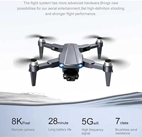 Gitdot Yetişkinler için Kamera ile Drones 4 k Uzun Menzilli Katlanabilir Drones Hava Fotoğrafçılığı fırçasız motor 5g Quadcopter
