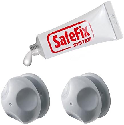 Metaltex USA Inc. Onda 2 Katmanlı Safefix'li Dikdörtgen Raf, Gümüş