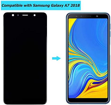 Vvsıaleek Yedek lcd ekran ile Uyumlu Samsung Galaxy A7 2018 SM-A750F SM-A750FN SM-A750G 6.0 inç LCD Sayısallaştırıcı dokunmatik