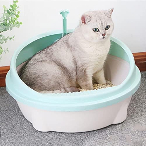 DİAOD Pet Tuvalet Sürgü Plastik Kum Kutusu Anti Sıçrama Kediler kum kabı Kediler Köpek Tepsi Yavru Köpek Temiz Tuvalet Ev Gereçleri