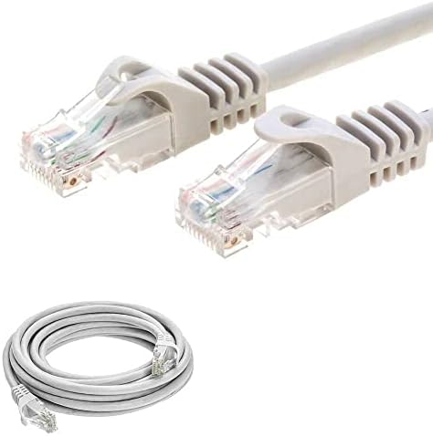 yanw 30ft Cat6 Yama Kablosu Kablosu Ethernet İnternet Ağı LAN RJ45 UTP Gri