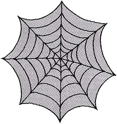 Dearanswer Örümcek Web Masa Örtüsü Cadılar Bayramı Örümcek Ağı Dantel Kumaş Koşucu Durumda Festivali Parti Malzemeleri