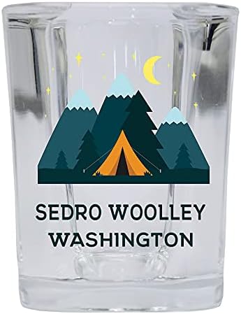 Sedro Woolley Washington 2 Ons Kare Tabanlı Likör Shot Cam Çadır Tasarımı