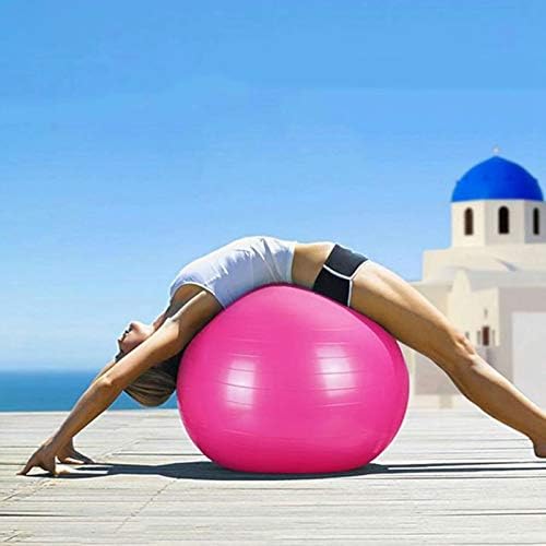 WTXDDQ Yoga Sport Exercise Ball, Anti-Burst & Extra Thick, Swiss Ball with Quick Pump, Yoga için Doğum Topu, Pilates, Fitness,