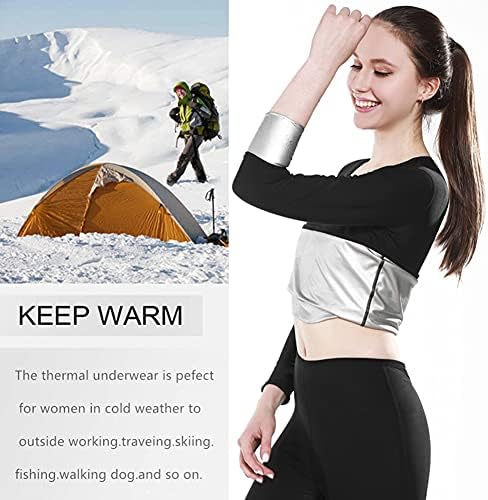 ZJHTK Kadın Sauna Takım Elbise Eşofman Termo Shapewear Set Bel Eğitmen Spor Zayıflama Spor Takım Elbise Ceket