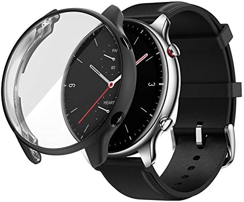Ekran Koruyucu Kılıf ile Uyumlu Amazfit GTR 2/GTR 2e Smartwatch Aksesuarları TenCloud Kapakları Çizilmeye Dayanıklı Tam koruyucu