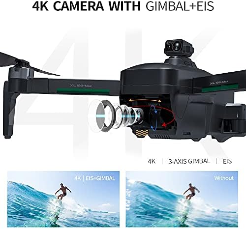 Yetişkinler için 4K Kameralı Tucok 193MAX2 Drone, 3KM HD Video İletimi,Engellerden Kaçınma ,ÇBS Sarsıntı önleyici, Fırçasız