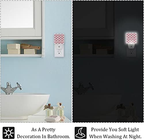 Domuzlar Kafa Plug-in LED Gece Işıkları, Alacakaranlıktan Şafağa Sensörlü Şık Gece Lambaları, Banyo, Mutfak ve Koridor için