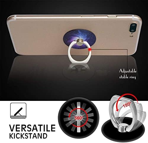 Glaxy Cep Telefonu Halka Tutucu Standı Akıllı Telefonlar için 360 Rotasyon Parmak Standı Kavrama Kickstand