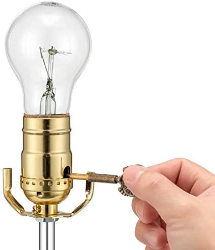 Lamba Dönüş Düğmesi, 2 Paket Açma/Kapama Yedek Işık Lambası Dönüş Düğmesi 1/2 Uzatmalı, Zemin ve Masa Lambaları için Soket