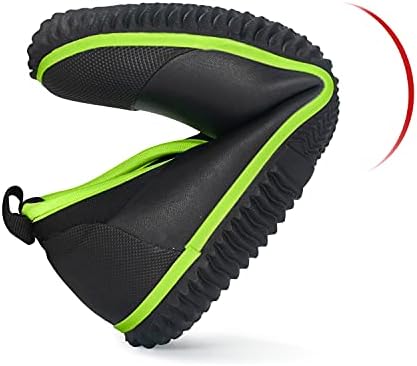 SWİFTFROG erkek Bahçe Çizmeler-Unisex Su Geçirmez Ayak Bileği Slip-On Ayakkabı Kauçuk yağmur çizmeleri Erkekler Kadınlar için