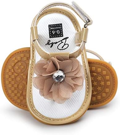 LAFEGEN Bebek Kız Yaz Sandalet Kaymaz Yumuşak Taban T-Kayışı Bebek Yürüyor İlk Walkers Beşik Elbise Ayakkabı 3-18 Ay