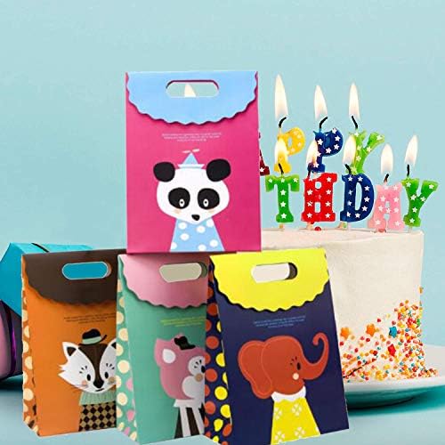Auch Hayvan Karikatür Şeker Çanta Ahır Parti Favor Tedavi Goody hediye keseleri Çocuklar için Doğum Günü Partisi Goody Çanta
