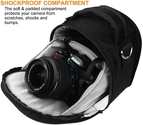 Su geçirmez Anti Şok Kamera Çantası omuzdan askili çanta Nikon Coolpix L340 L330 L840 L830 L620 P550 P600 P610 Nikon 1 J4 J5