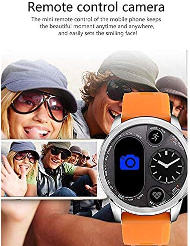 AMLİLY İkili Zaman Dilimi Kuvars akıllı saat erkek Kalp Hızı Pedometre Mesaj Itin Iş Tarzı Smartwatch 5ATM Bluetooth 4.0 Su
