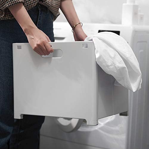 Duvara Monte Plastik çamaşır sepeti, Punch-Ücretsiz Taşınabilir giysi saklama Sepeti için Banyo Tuvalet, Organizatör Kutusu